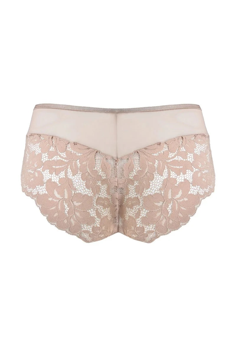 Slip in pizzo - jasmin - cappuccino