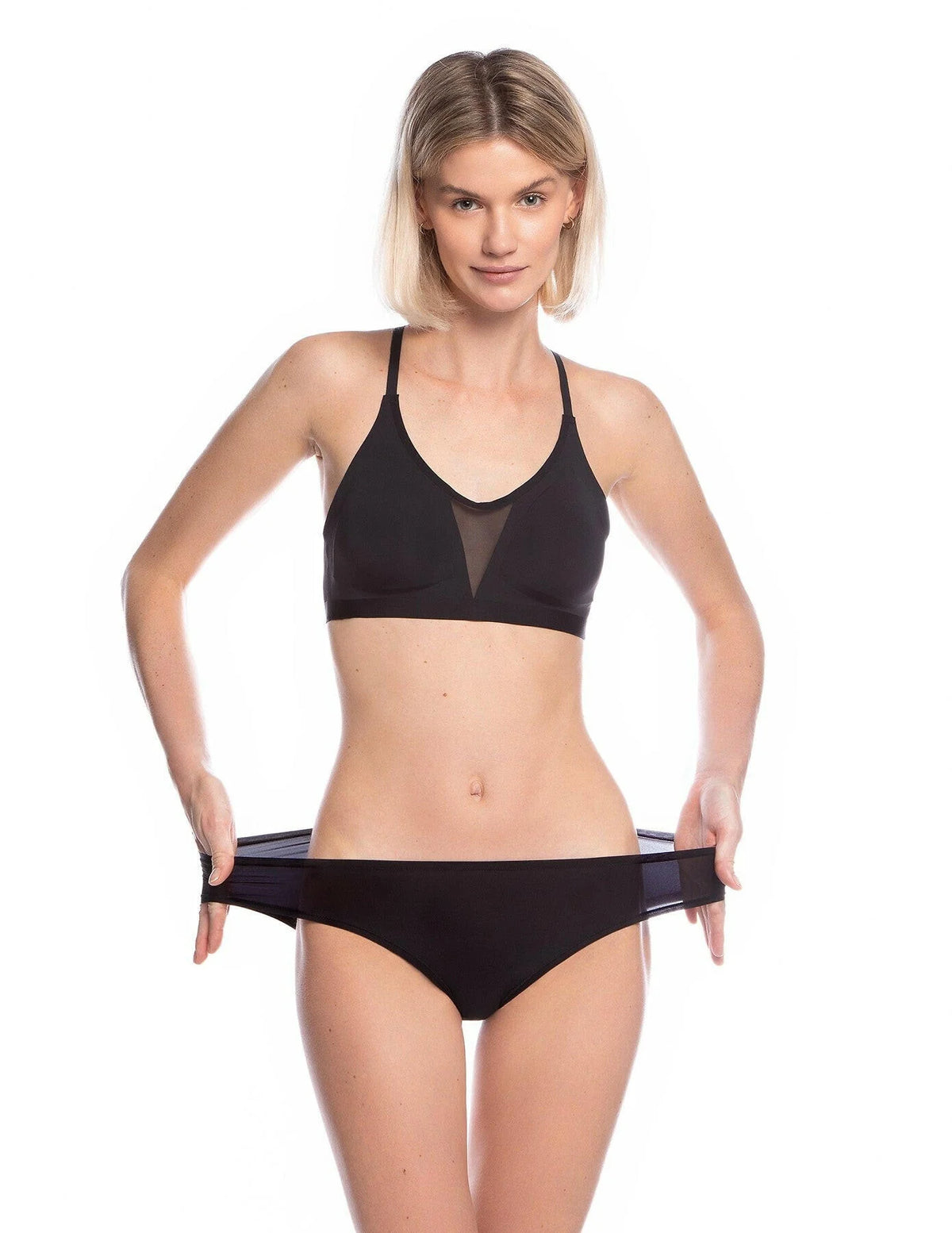 Slip super sottili e leggeri - flexy fit - nero