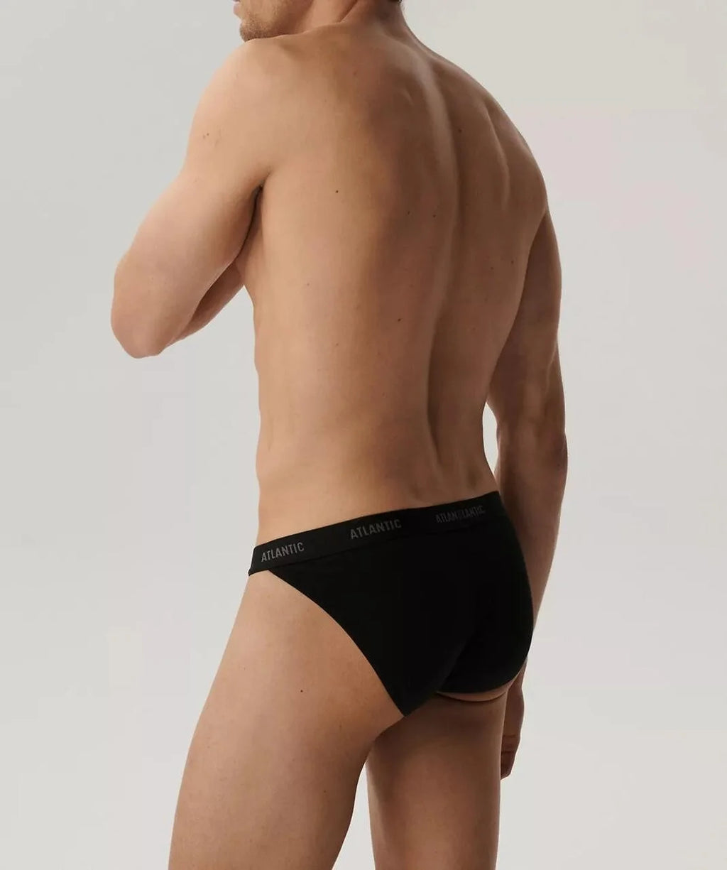3bmp-1582 - slip tanga da uomo in cotone elasticizzato