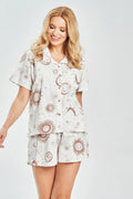 3522 - sol - pigiama estivo donna in cotone – maglia aperta