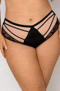 Spider | slip a vita alta in pizzo e microfibra - 19252