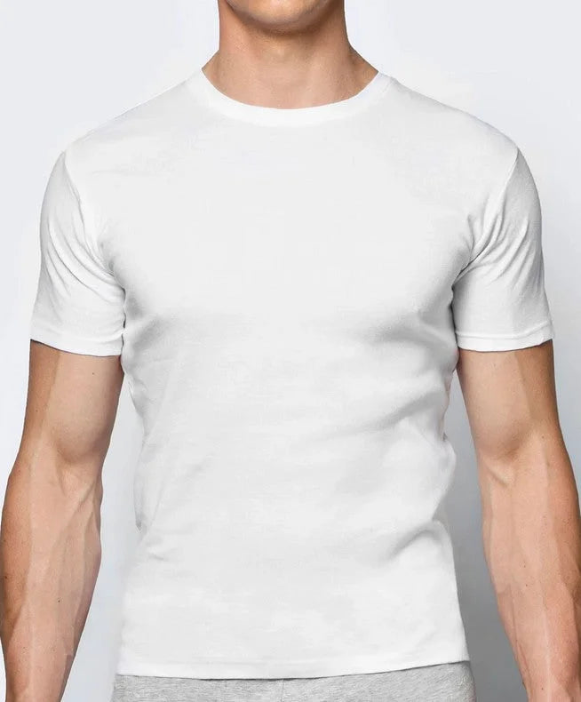 Bmv-048 - t-shirt da uomo in puro cotone a manica corta