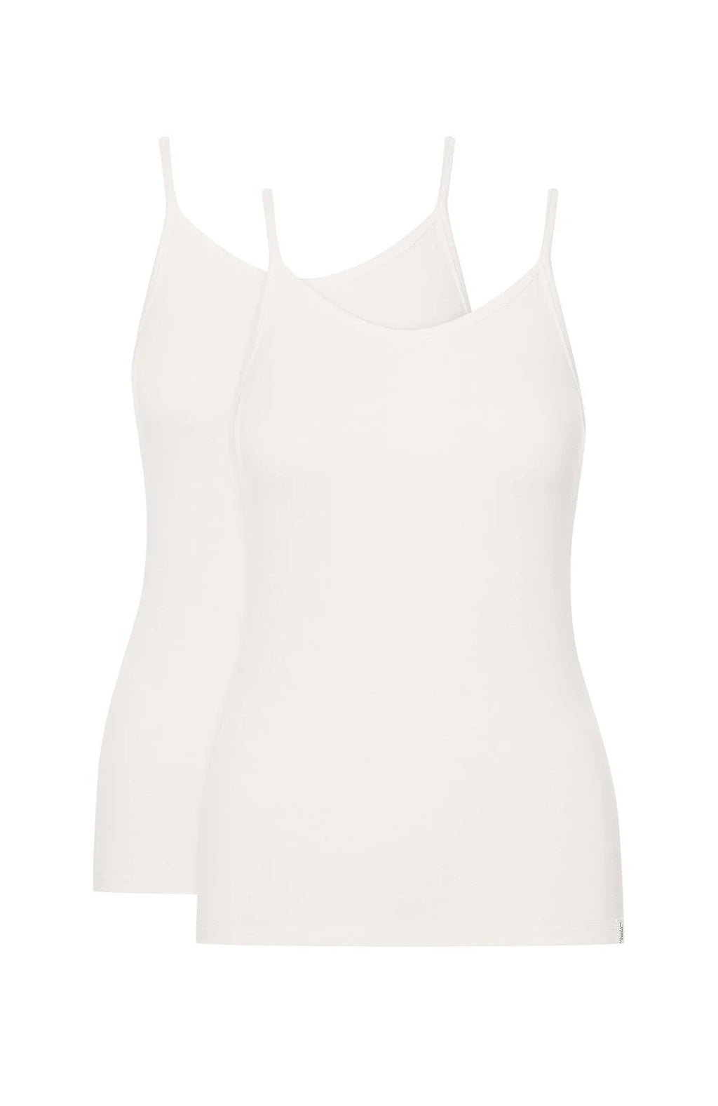 Top in viscosa - blue - pack da 2 pezzi