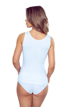 Top in viscosa con scollo a v pizzo - lexie