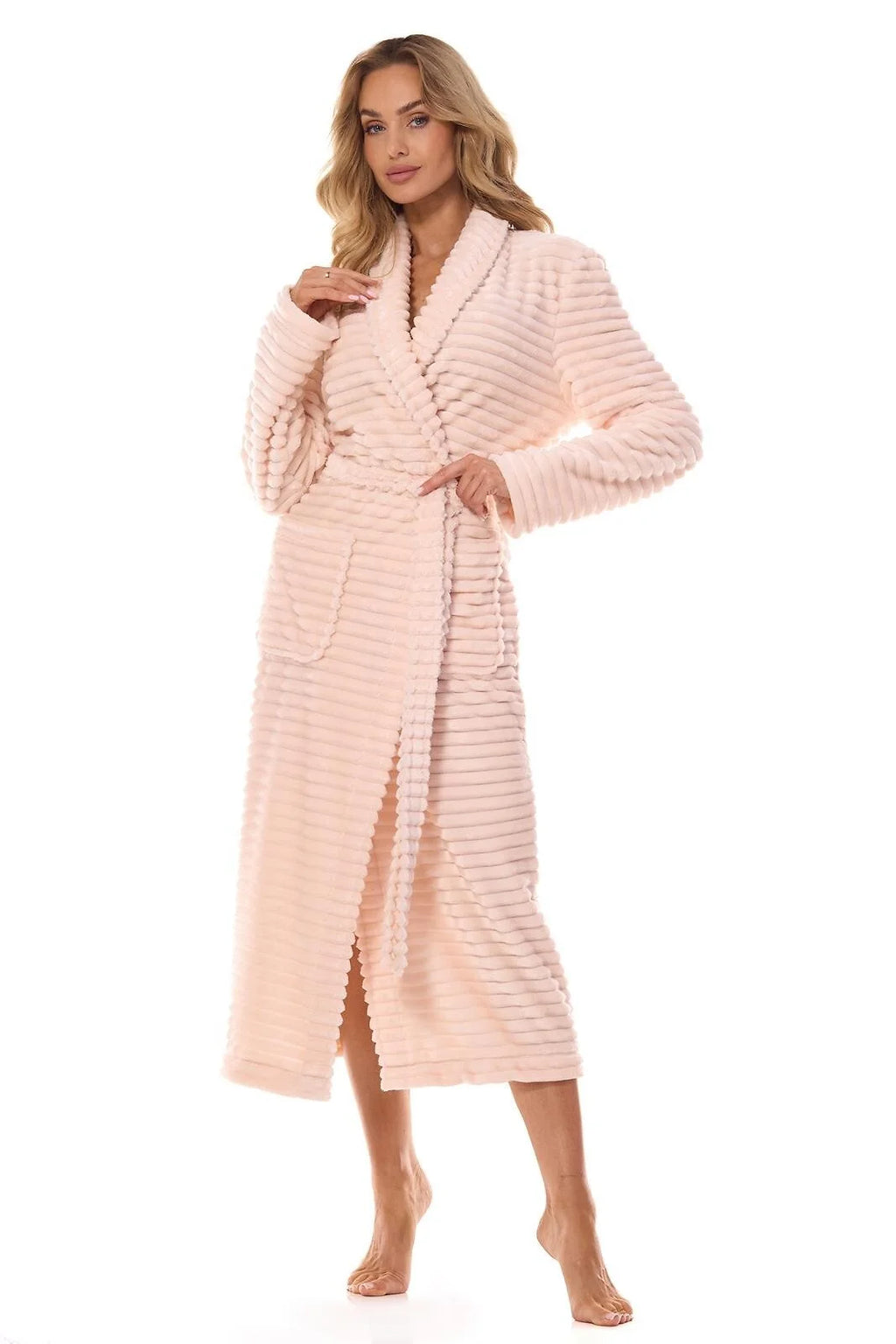 Vestaglia da camera lunga donna - rita - tessuto supersoft