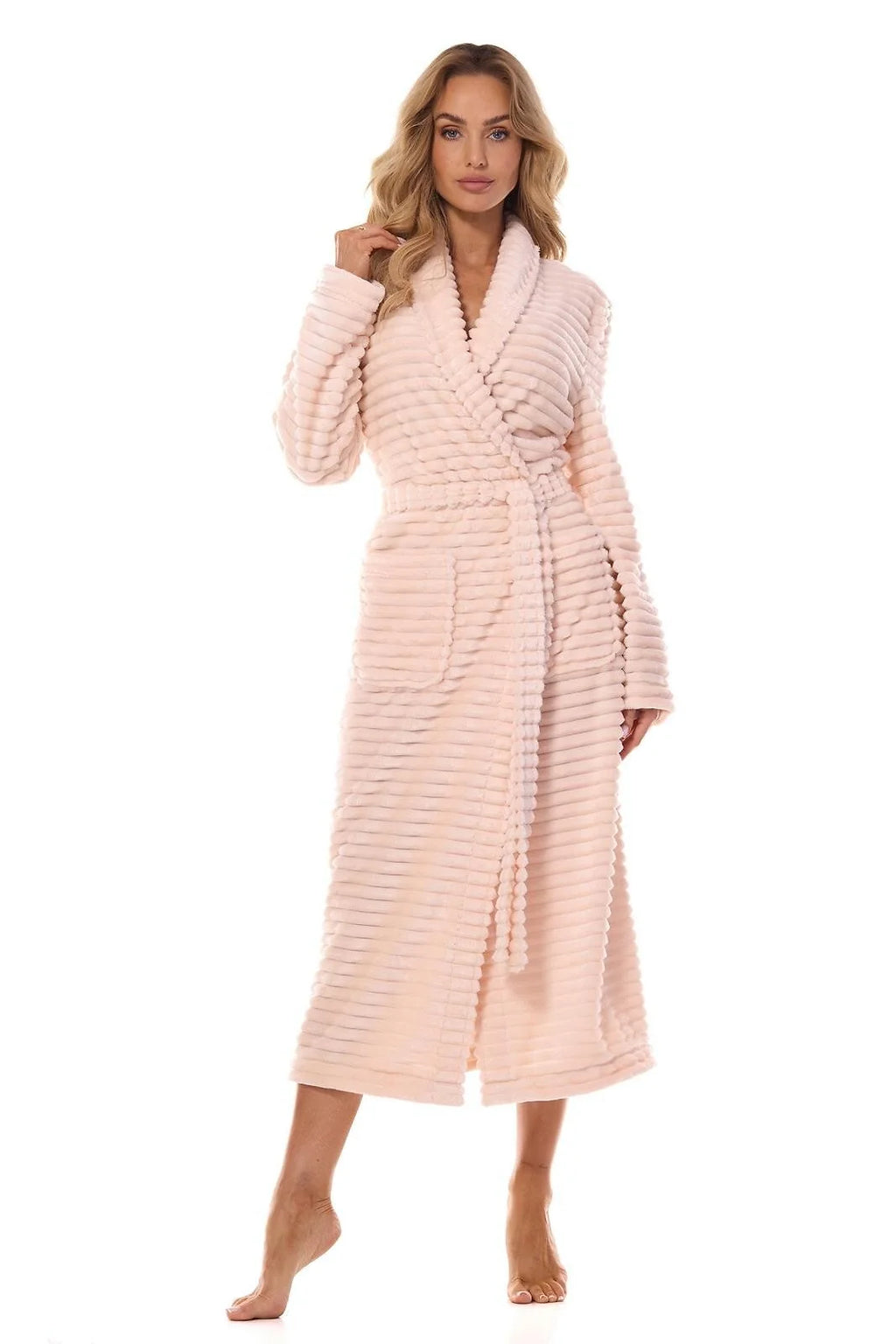 Vestaglia da camera lunga donna - rita - tessuto supersoft