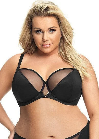 Vicky - k564 - nero - reggiseno soft con ferretto per coppe