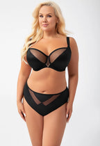 Vicky - k564 - nero - reggiseno soft con ferretto per coppe