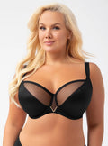 Vicky - k564 - nero - reggiseno soft con ferretto per coppe