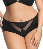 Vicky - k567 - nero - slip da donna a vita alta
