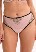 1332 - xenia - slip donna classico con ricamo floreale